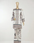 Printed Lawn stitched Suit by Amna Khatija