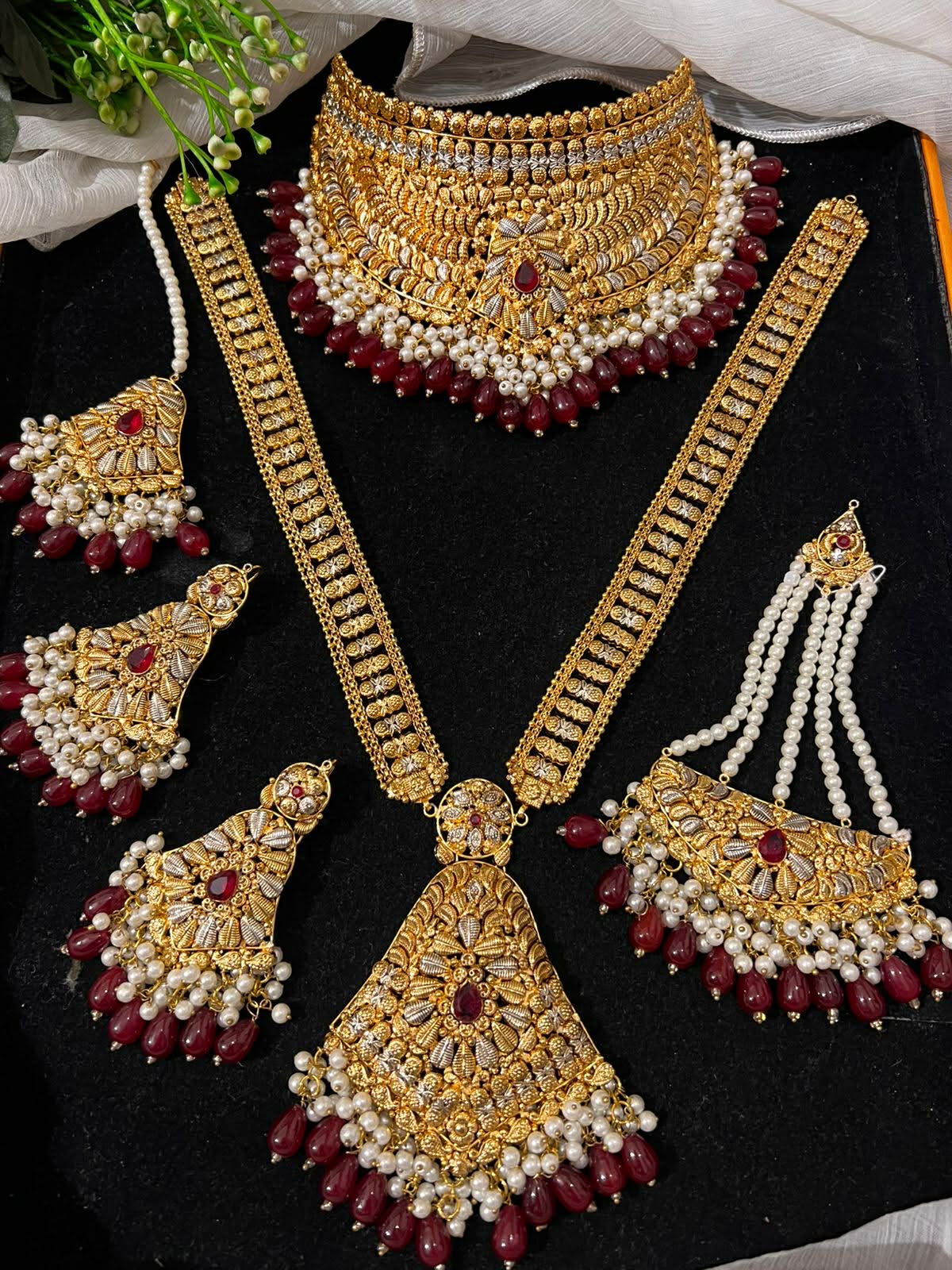 Bridal Jewelry Set (Gold Platted)