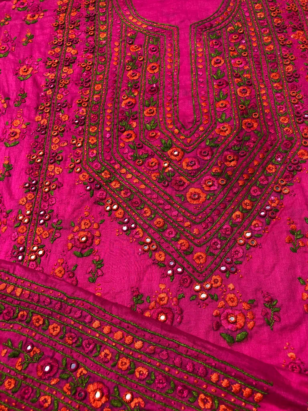 Multani Handmade 3 piece Unstitched Suit