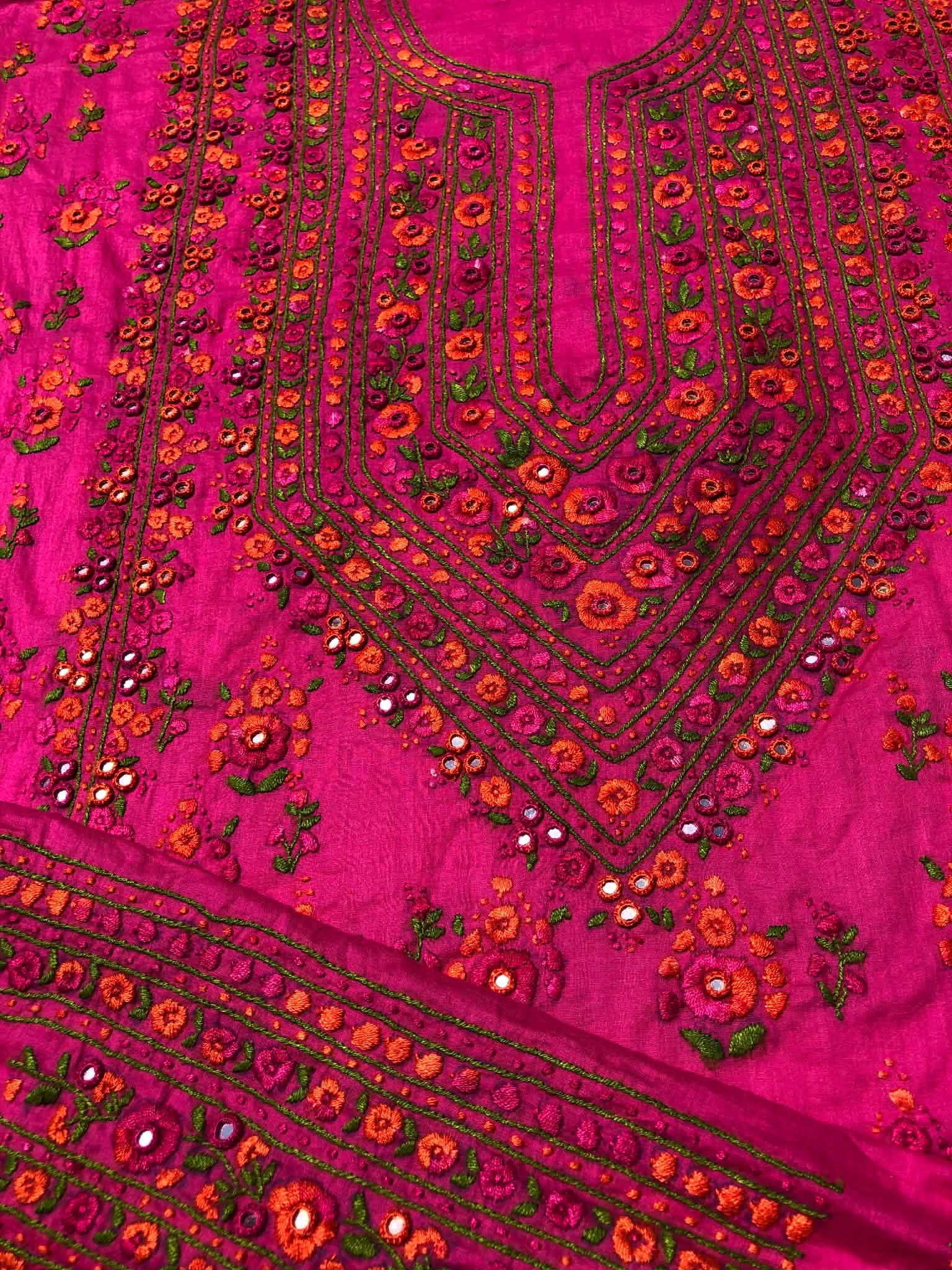 Multani Handmade 3 piece Unstitched Suit