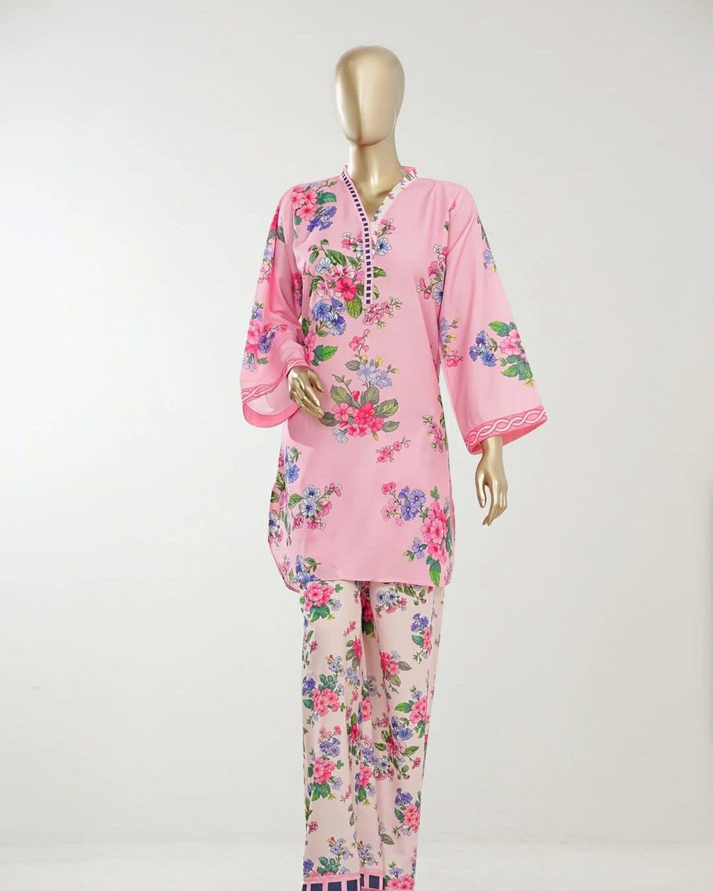 Printed Lawn stitched Suit by Amna Khatija