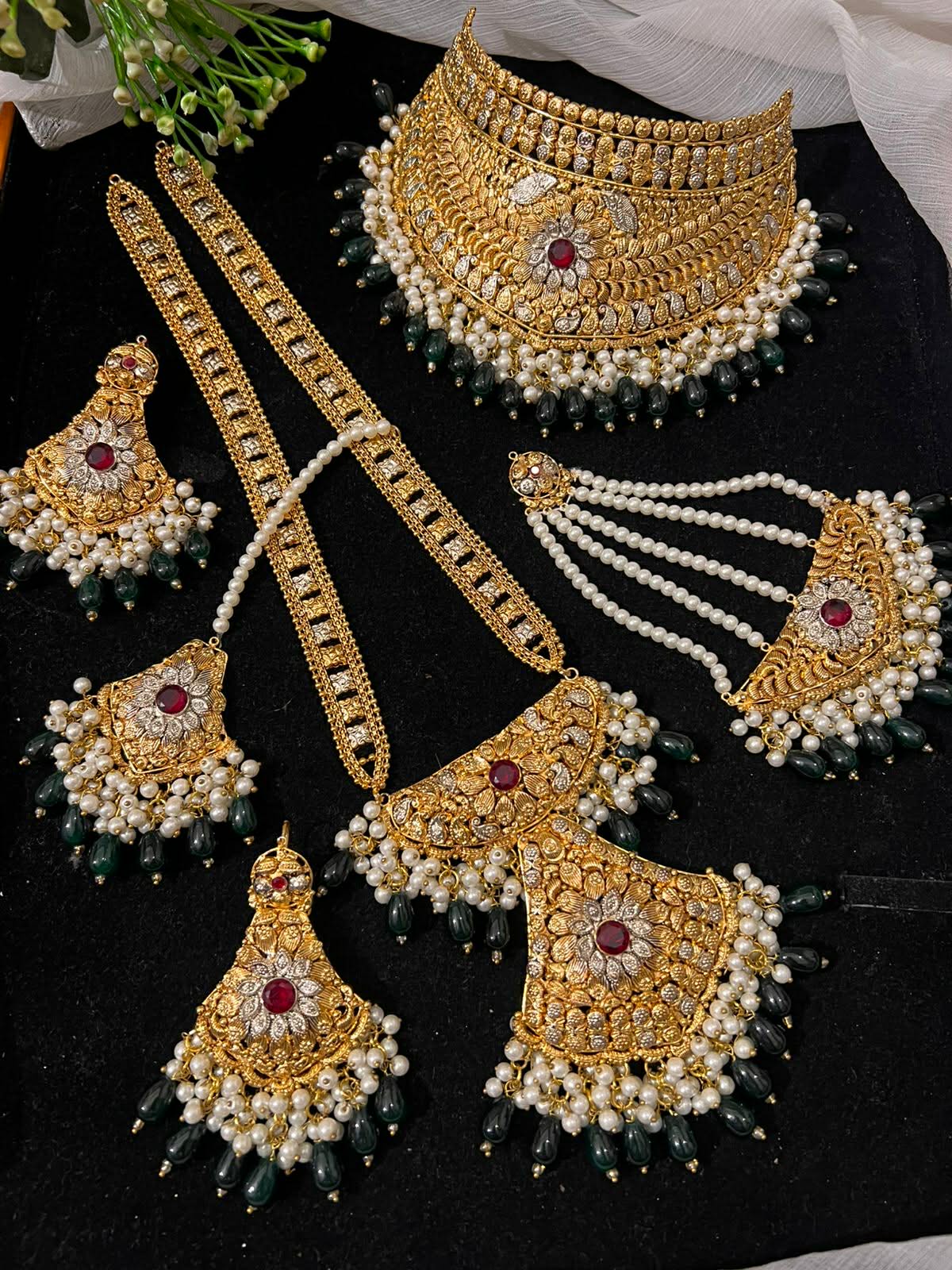 Bridal Jewelry Set (Gold Platted)