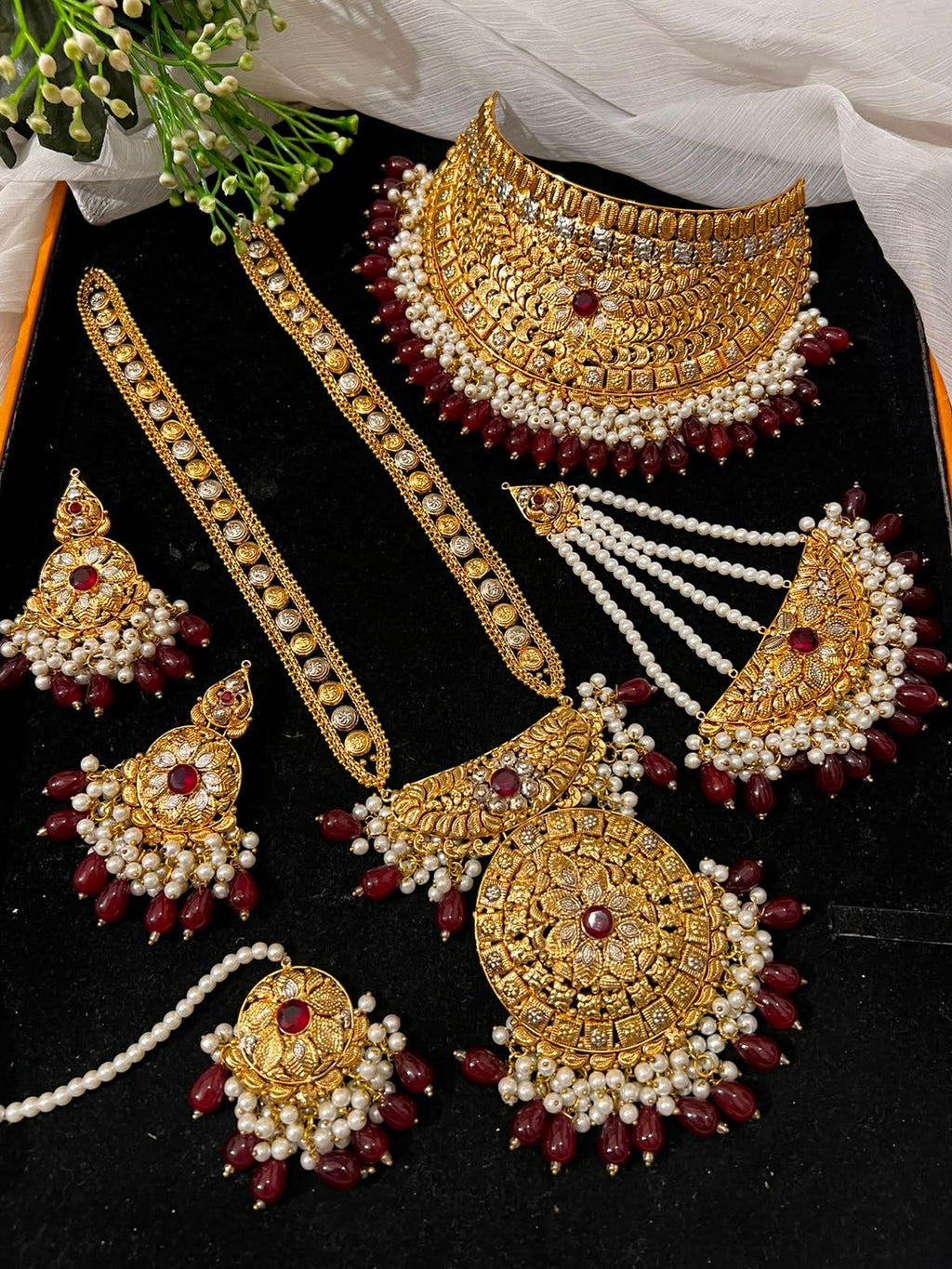 Bridal Jewelry Set (Gold Platted)