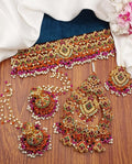Premium Quality Zarkoon stone Bridal set